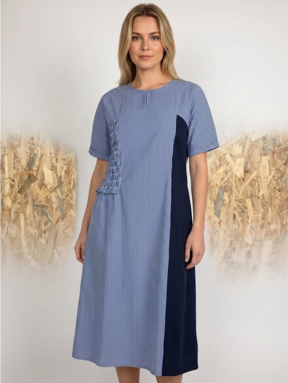 COS Smocked Cotton Dress